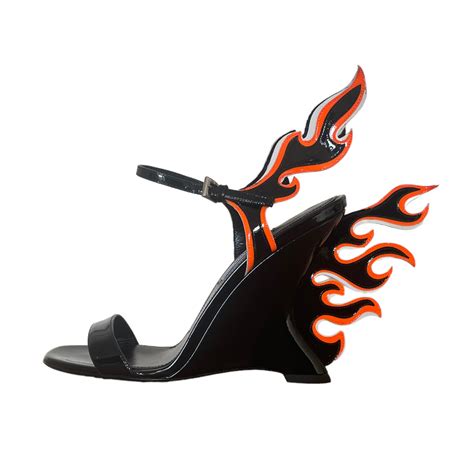 prada flame heels buy|prada high heels platform.